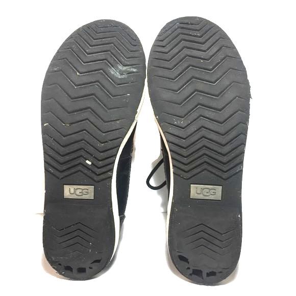 UGG Girls Size 4 Winter Boots Black Outdoor Sherpa Youth Snow Insulated Shoes - Picture 5 of 7